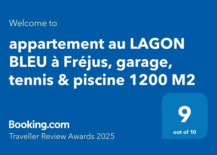Appartement Au Lagon Bleu A Frejus, Garage, Tennis & Piscine 1200 M2